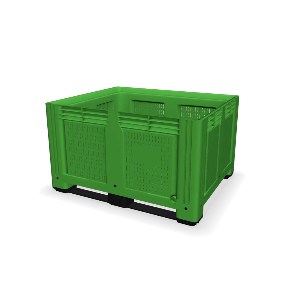 Rigid-Green-Plastic-Pallet-Box-vented-side-a-1024x1024