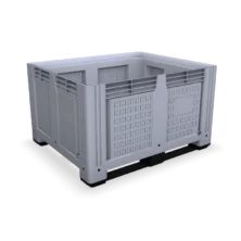 Rigid Plastic Box Pallet with Vented Sides – Grey Plastic Pallets & Box Pallets Workplace Stuff UK Rigid Plastic Box Pallet with Vented Sides – Grey Plastic Pallets & Box Pallets Workplace Stuff UK