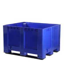 Rigid Plastic Box Pallet – 3 Skids – Blue Plastic Pallets & Box Pallets Workplace Stuff UK Rigid Plastic Box Pallet – 3 Skids – Blue Plastic Pallets & Box Pallets Workplace Stuff UK