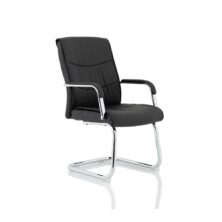 Carter Medium Back Black Leather Cantilever Visitor Office Chair with Arms Office Furniture Workplace Stuff UK Carter Medium Back Black Leather Cantilever Visitor Office Chair with Arms Office Furniture Workplace Stuff UK