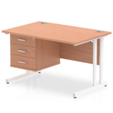 Inspire Cantilever Straight Desk with Fixed Pedestal BUNDLE Office Desks Workplace Stuff UK Inspire Cantilever Straight Desk with Fixed Pedestal BUNDLE Office Desks Workplace Stuff UK