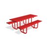 138 117 151 Haddon Picnic Table, Galvanised & Colour RAL 3020