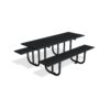 138 117 151 Haddon Picnic Table, Galvanised & Colour RAL 9005