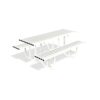 138 117 151 Haddon Picnic Table, Galvanised & Colour RAL 9010