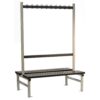 Double sided cloakroom unit
