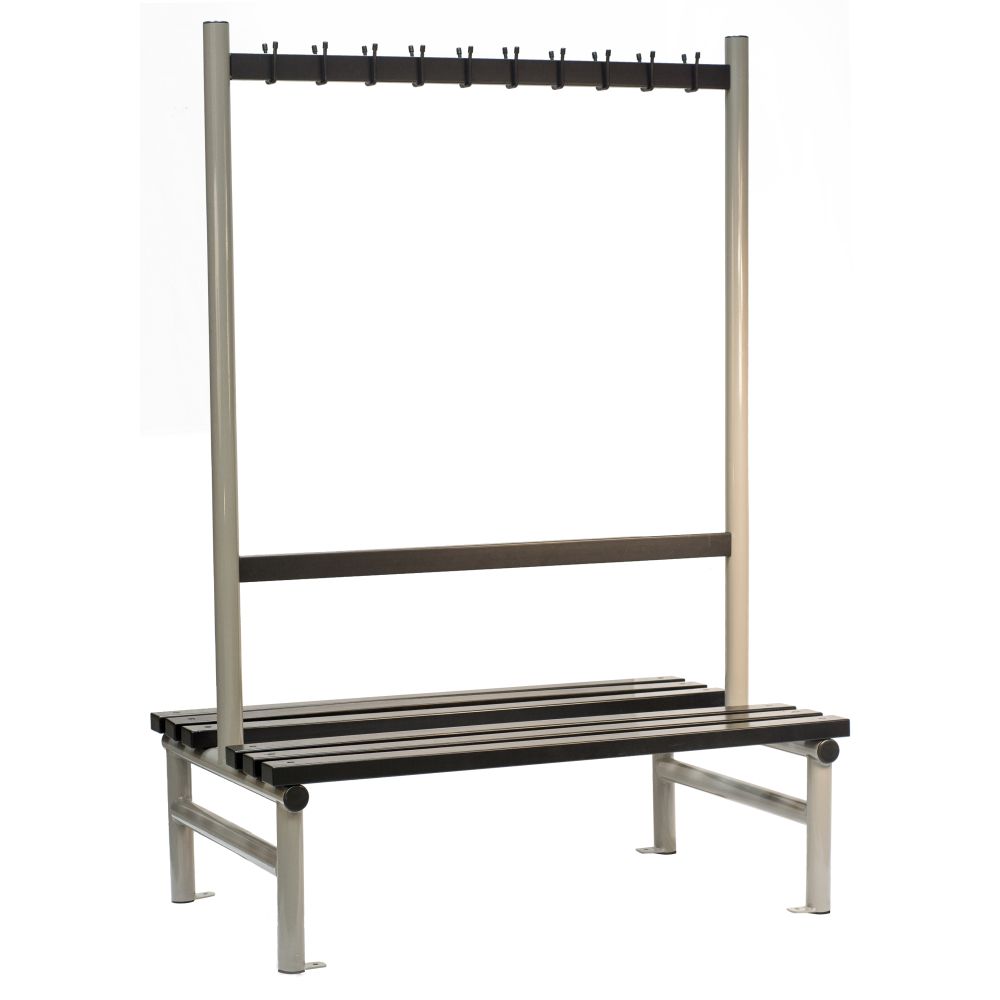 Express Delivery Double Sided Island Cloakroom Bench - Workplace Stuff UK