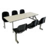 express-delivery-fast-food-canteen-seating-units-6-seat-single express-delivery-fast-food-canteen-seating-units-6-seat-single