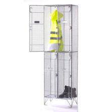 Express Delivery Wire Mesh Locker 2 Door Nest of 2 Wire Mesh Lockers Workplace Stuff UK Express Delivery Wire Mesh Locker 2 Door Nest of 2 Wire Mesh Lockers Workplace Stuff UK