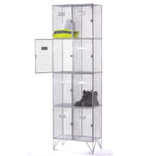 Express Delivery Wire Mesh Locker 4 Door Nest of 2 Wire Mesh Lockers Workplace Stuff UK Express Delivery Wire Mesh Locker 4 Door Nest of 2 Wire Mesh Lockers Workplace Stuff UK