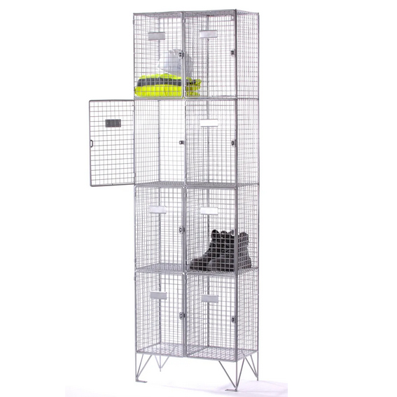 express-delivery-wire-mesh-locker-4-door-nest-of-2 express-delivery-wire-mesh-locker-4-door-nest-of-2