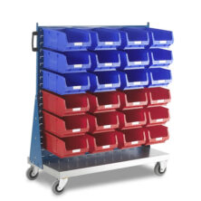 Single Sided Louvred Panel Trolley TC Bin Kits Storage Boxes & Containers Workplace Stuff UK Single Sided Louvred Panel Trolley TC Bin Kits Storage Boxes & Containers Workplace Stuff UK