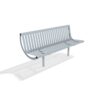 138 117 011 Rockingham Seat, Galvanised & Colour RAL 7001