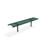 138 117 014RC Rockingham Bench 300, Galvanised & Colour RAL 6005