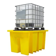 IBC Spill Pallet For 1 x 1000 ltr IBC With Integral Dispensing Area – With Grid Safety & Security Workplace Stuff UK IBC Spill Pallet For 1 x 1000 ltr IBC With Integral Dispensing Area – With Grid Safety & Security Workplace Stuff UK