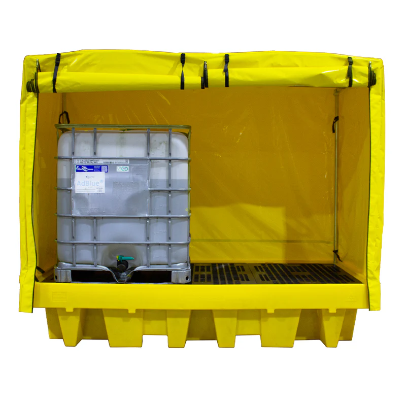 Covered IBC Spill Pallet Covered IBC Spill Pallet Workplace Stuff UK