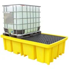 Double IBC Bund Pallet (With Four Way Access) Safety & Security Workplace Stuff UK Double IBC Bund Pallet (With Four Way Access) Safety & Security Workplace Stuff UK