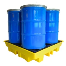 Low Profile Plastic 4 Drum Spill Pallet Safety & Security Workplace Stuff UK Low Profile Plastic 4 Drum Spill Pallet Safety & Security Workplace Stuff UK