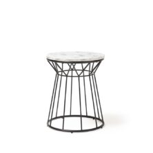 Este Circular Side Table with Black Wire Frame and Carrara Marble Effect Top Coffee Tables Workplace Stuff UK Este Circular Side Table with Black Wire Frame and Carrara Marble Effect Top Coffee Tables Workplace Stuff UK