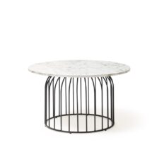 Este Circular Coffee Table with Black Wire Frame and Carrara Marble Effect Top Office Furniture Workplace Stuff UK Este Circular Coffee Table with Black Wire Frame and Carrara Marble Effect Top Office Furniture Workplace Stuff UK