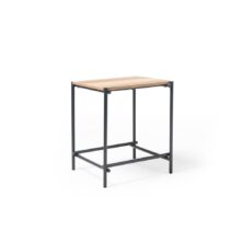 Turin Square Side Table with Anthracite Steel Frame and Alaska Top Office Furniture Workplace Stuff UK Turin Square Side Table with Anthracite Steel Frame and Alaska Top Office Furniture Workplace Stuff UK
