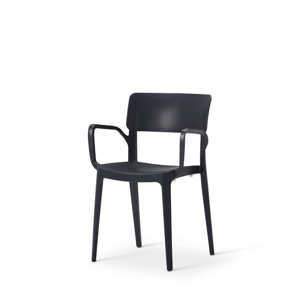 Vivo-Armchair-in-Dark-Grey-angle