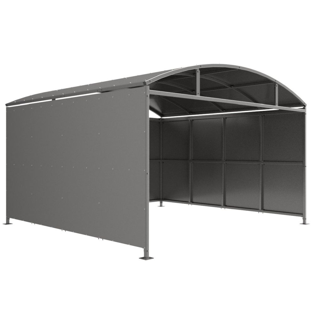 Welton Shelter - Galvanised Welton Shelter - Galvanised Workplace Stuff UK