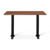 Tuff-Top-Original-Walnut-top-on-Phoenix-Twin-dining-height-Base