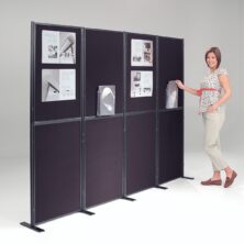 Pole and Panel Display Kits Floor Standing Screens Workplace Stuff UK