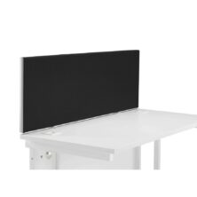 Black Straight Desktop Fabric Screen Desk Screens Workplace Stuff UK Black Straight Desktop Fabric Screen Desk Screens Workplace Stuff UK