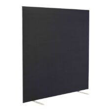 Black Floor Standing Fabric Screen Floor Standing Screens Workplace Stuff UK