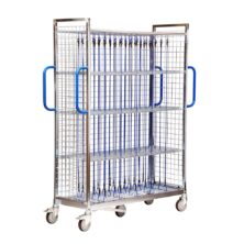 Zinc Plated Order Picking Trolley Trolleys Workplace Stuff UK Zinc Plated Order Picking Trolley Trolleys Workplace Stuff UK