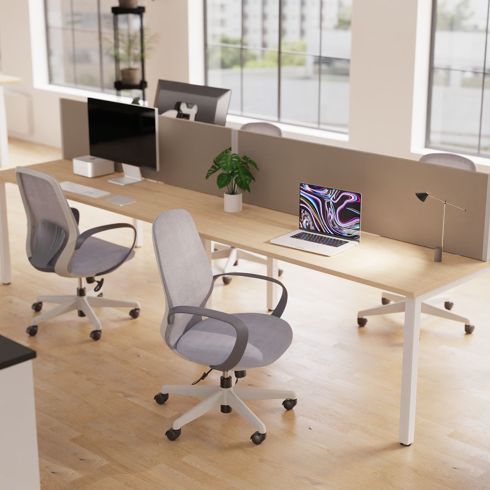 Ariel Grey - Bench Desking