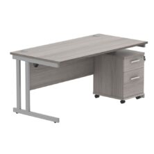 Core Double Upright Rectangular Desk with 2 Drawer Mobile Pedestal Bundle Office Desks Workplace Stuff UK Core Double Upright Rectangular Desk with 2 Drawer Mobile Pedestal Bundle Office Desks Workplace Stuff UK