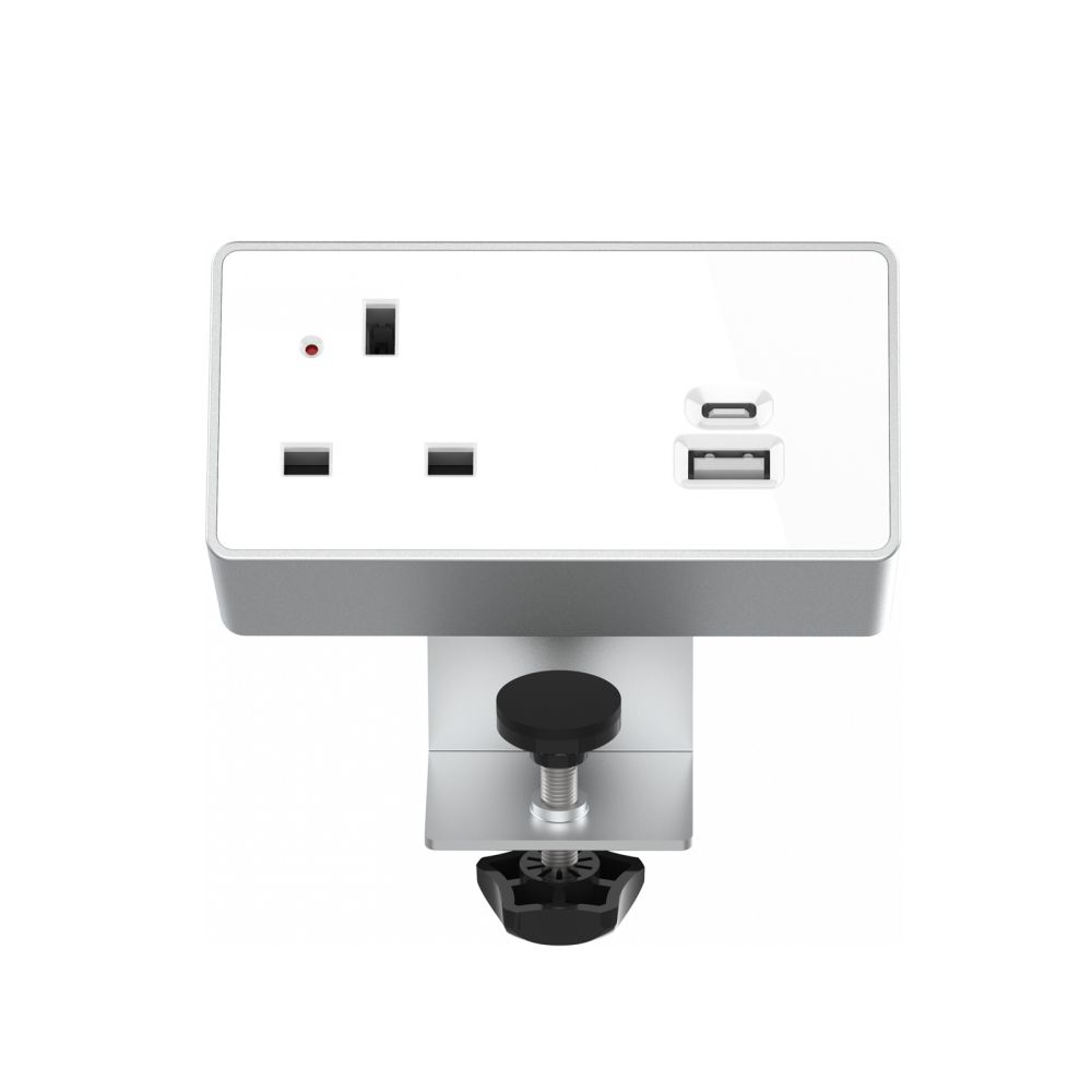 Nebula Desktop Power Module with 1 x UK Socket USB-A and USB-C ...