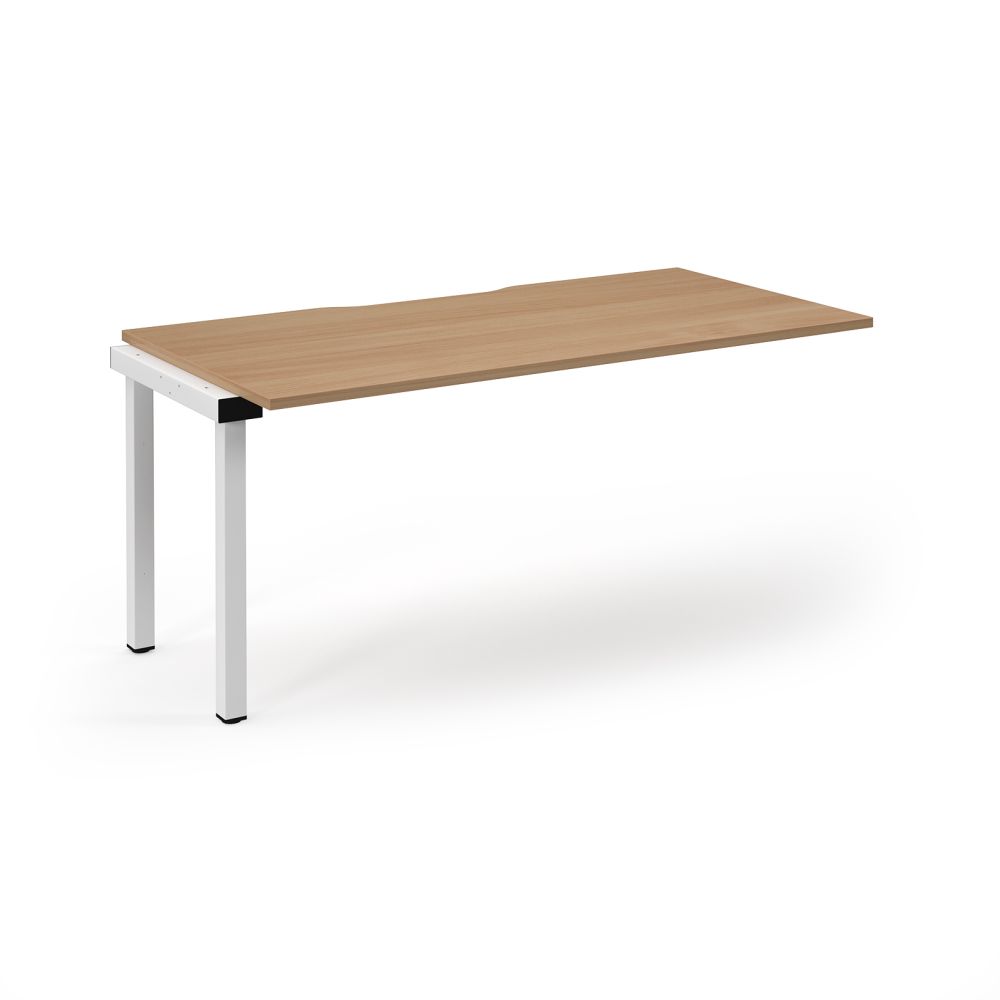 Connex 2 Scalloped Single Desk Addon Connex 2 Scalloped Single Desk Addon Workplace Stuff UK