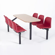 Fast Food Canteen Seating – 6 Seater Canteen Furniture Workplace Stuff UK Fast Food Canteen Seating – 6 Seater Canteen Furniture Workplace Stuff UK