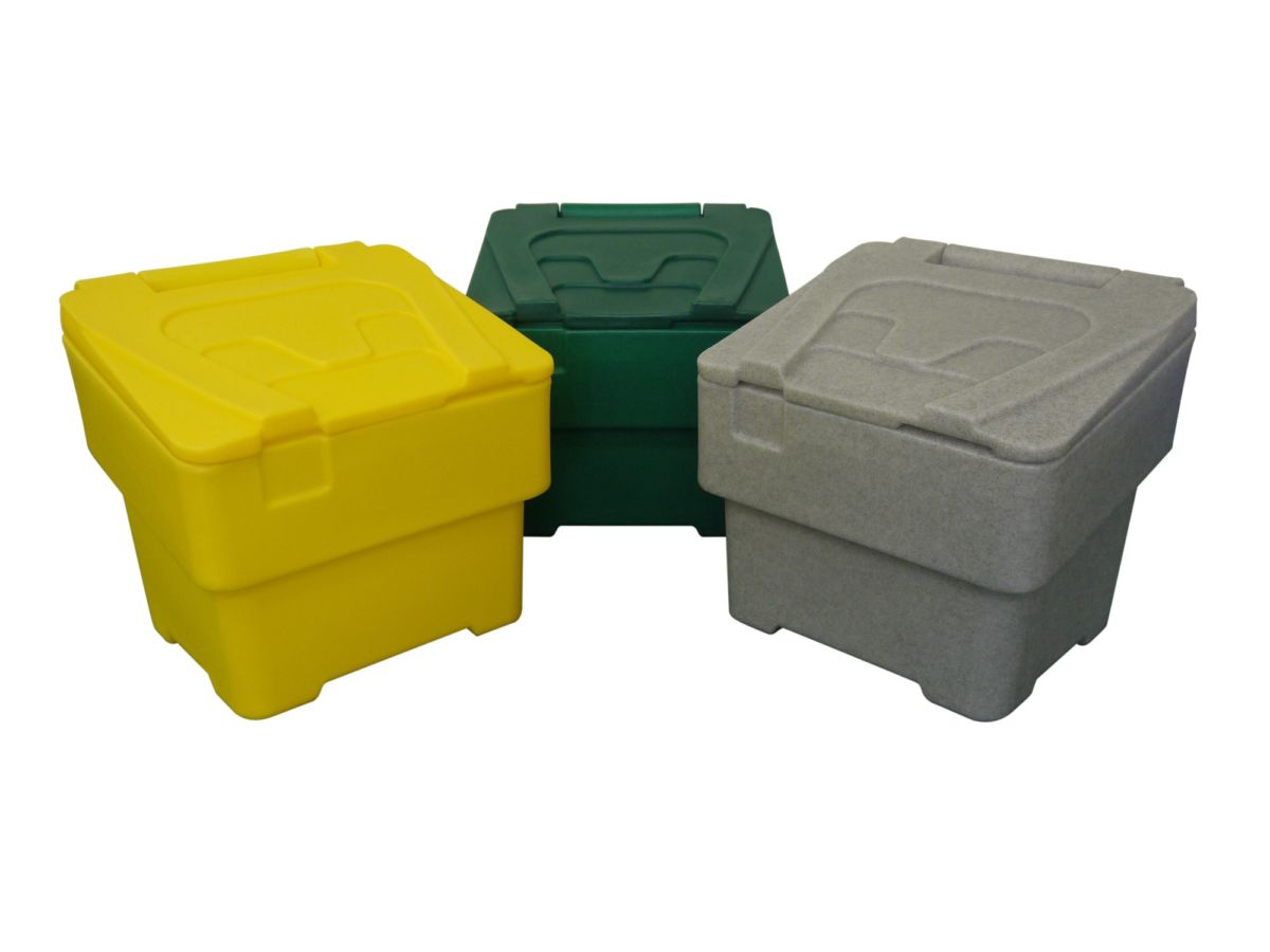 60 Litre Grit Bin with Salt and Scoop 2 60 Litre Grit Bin with Salt and Scoop