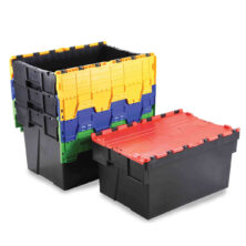 Attached Lidded Euro Containers Attached Lidded Euro Containers Workplace Stuff UK