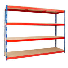 Anco Heavy Duty Rivet Racking – 4 Shelves Shelving Workplace Stuff UK Anco Heavy Duty Rivet Racking – 4 Shelves Shelving Workplace Stuff UK