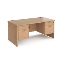 Maestro 25 Straight Desk with 2 x Two Drawer Pedestals Office Desks Workplace Stuff UK Maestro 25 Straight Desk with 2 x Two Drawer Pedestals Office Desks Workplace Stuff UK