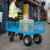 REACH-Compliant-Heavy-Duty-Platform-Truck-Mesh-Sides REACH Compliant Heavy Duty Platform Truck - Mesh Sides