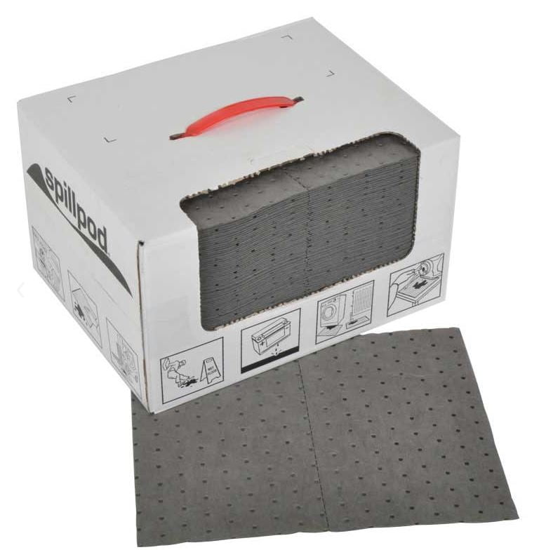 Spillpod-oil-absorbent-pads-and-rolls