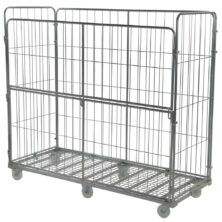 Super Jumbo Demountable Roll Container – 4 Sided with Half Drop Gate Trolleys Workplace Stuff UK Super Jumbo Demountable Roll Container – 4 Sided with Half Drop Gate Trolleys Workplace Stuff UK