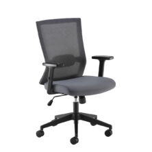 Travis Grey Mesh Back Operator Chair Workplace Stuff UK