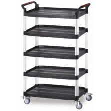 Large Utility Tray Trolley with 5 Shelves Trolleys Workplace Stuff UK Large Utility Tray Trolley with 5 Shelves Trolleys Workplace Stuff UK