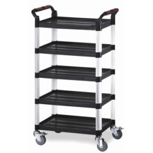Standard Utility Tray Trolley with 5 Shelves Trolleys Workplace Stuff UK Standard Utility Tray Trolley with 5 Shelves Trolleys Workplace Stuff UK
