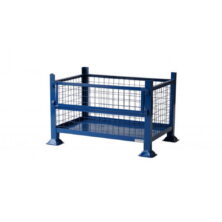 Cage Pallet with Half Gate Cage Pallet with Half Gate Workplace Stuff UK