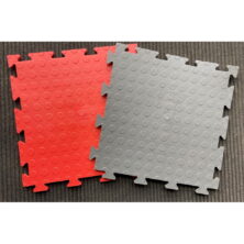 Coloured Interlocking Vinyl Floor Tiles - Studded Surface Coloured Interlocking Vinyl Floor Tiles - Studded Surface Workplace Stuff UK