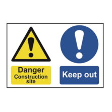 Danger Construction Site Keep Out Sign Safety & Security Workplace Stuff UK Danger Construction Site Keep Out Sign Safety & Security Workplace Stuff UK