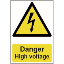 Danger High Voltage Sign Safety & Security Workplace Stuff UK Danger High Voltage Sign Safety & Security Workplace Stuff UK